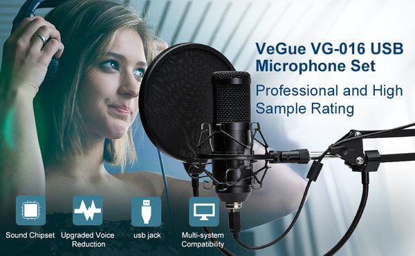 VEGUE VG-016 USB Condenser Microphone Kit