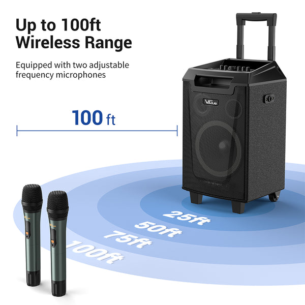 VuiGue VS-0866 LED Light Wireless Karaoke Machine – VuiGue