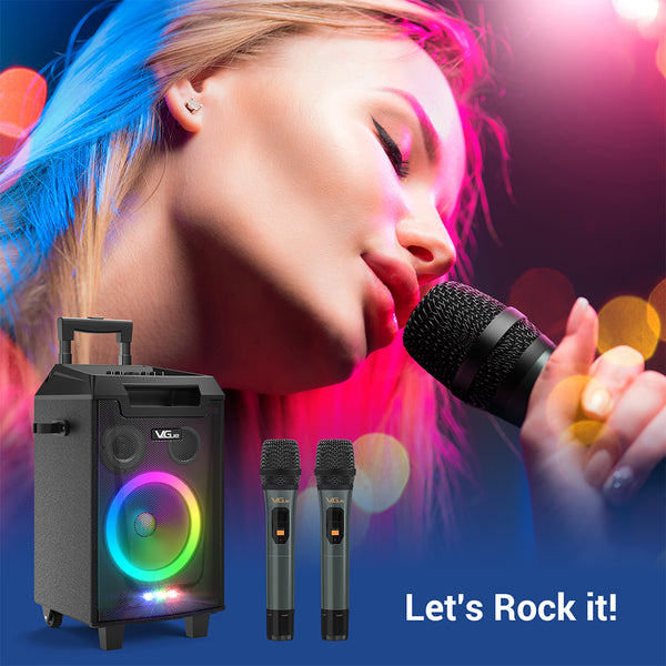 VuiGue VS-0866 LED Light Wireless Karaoke Machine